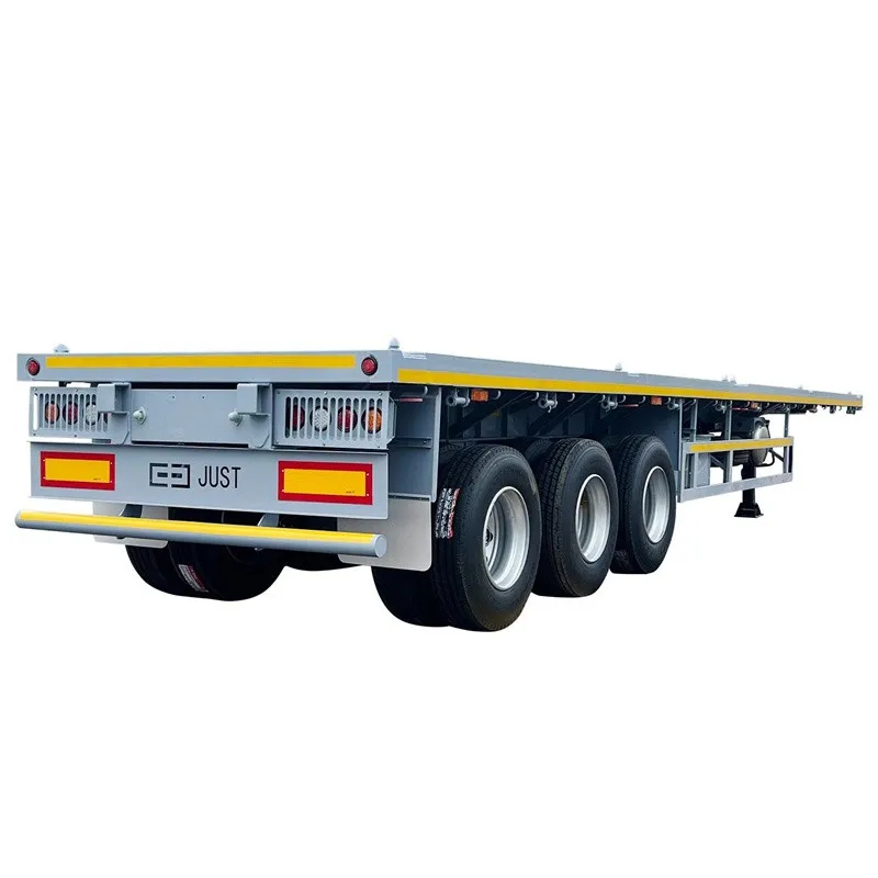 Flatbed Semi Trailer For Container Transporting